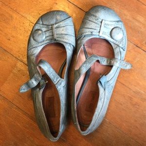 Mix Mooz Dulce flats, 8.5, turquoise